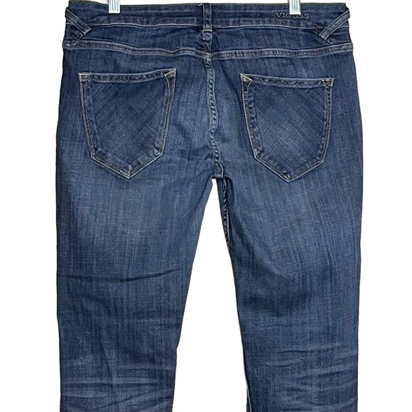 Vigoss The Thompson Tomboy Jeans Women's Mid Rise Relaxed Distressed Denim 31 - Picture 7 of 11